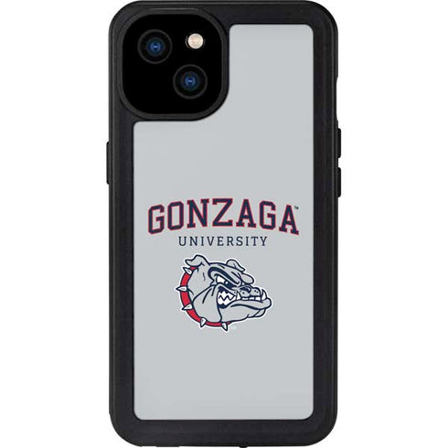 Gonzaga University Collegiate Text iPhone 15 Plus Waterproof Case
